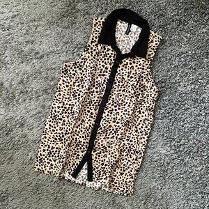 H&M Leopard Sleeveless Blous